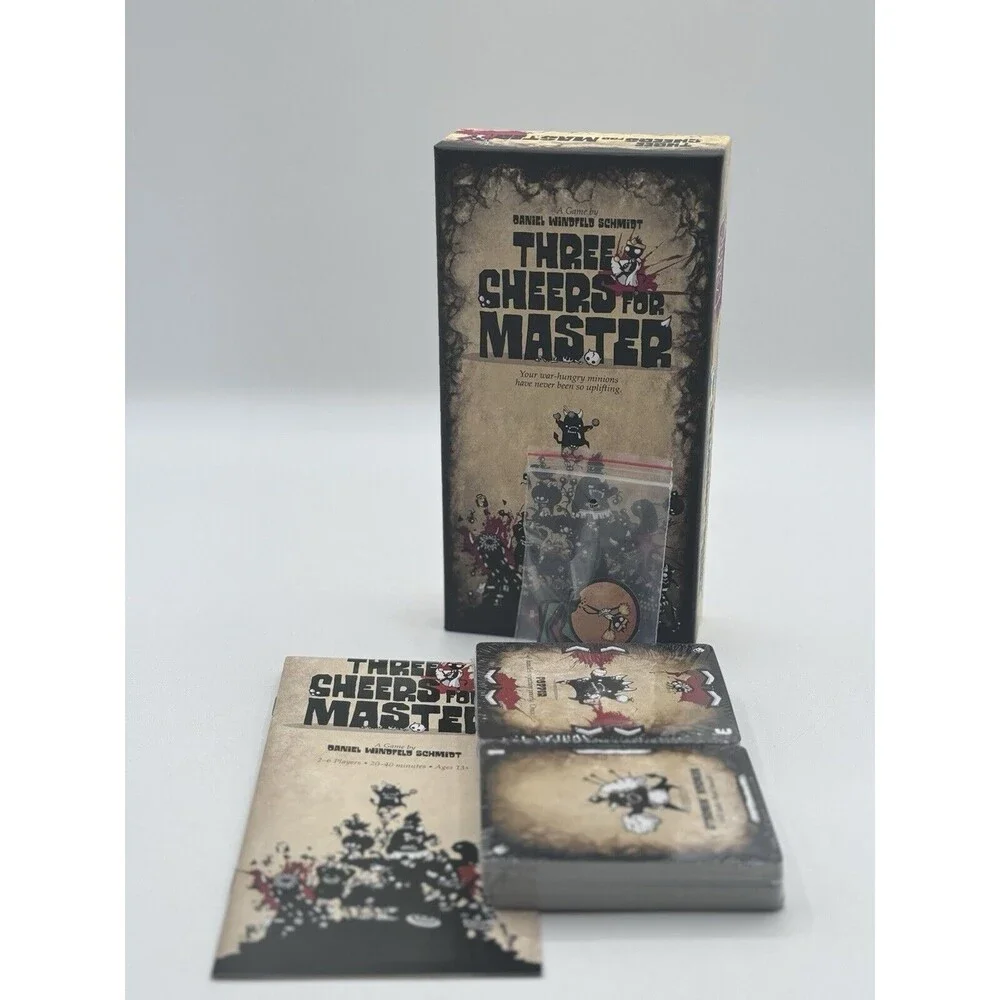 Three Cheers for Master Card Game NEW OPEN BOX